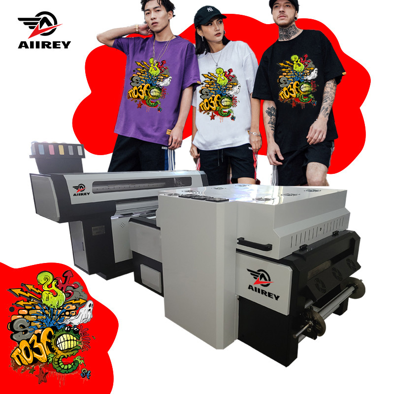 60 ซม. I3200 DTF เครื่องพิมพ์ฟิล์มถ่ายโอนการพิมพ์ผ้าหมึกสีประเภท