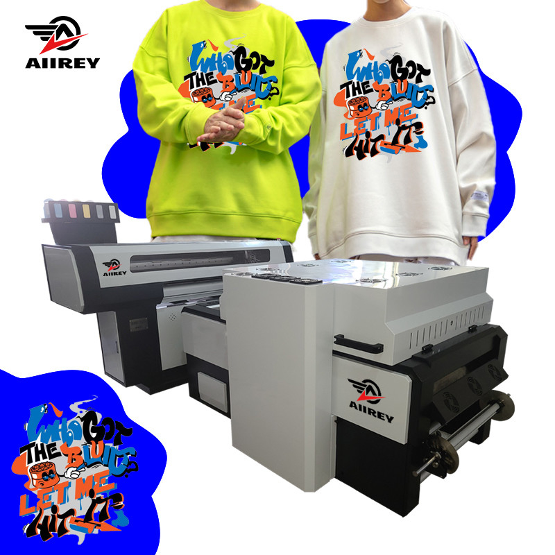 อัตโนมัติ 1.8 * 3.5 ม. 3200 เครื่องพิมพ์ฟิล์ม DTF CMYK W สีที่กำหนดเอง