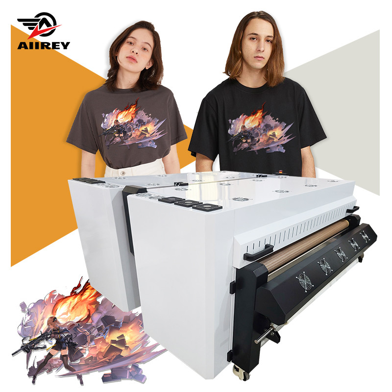 เครื่องเขย่าผง DTF ขนาดใหญ่ 3000 รอบต่อนาทีพร้อมสี CMYK + W