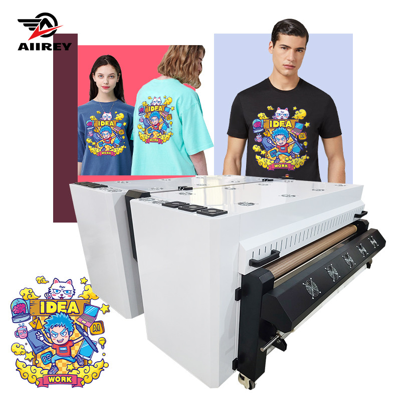 1.3m DTF Direct to Film Printing Machine หัวพิมพ์ Epson I3200 คู่สำหรับการถ่ายโอน dtf