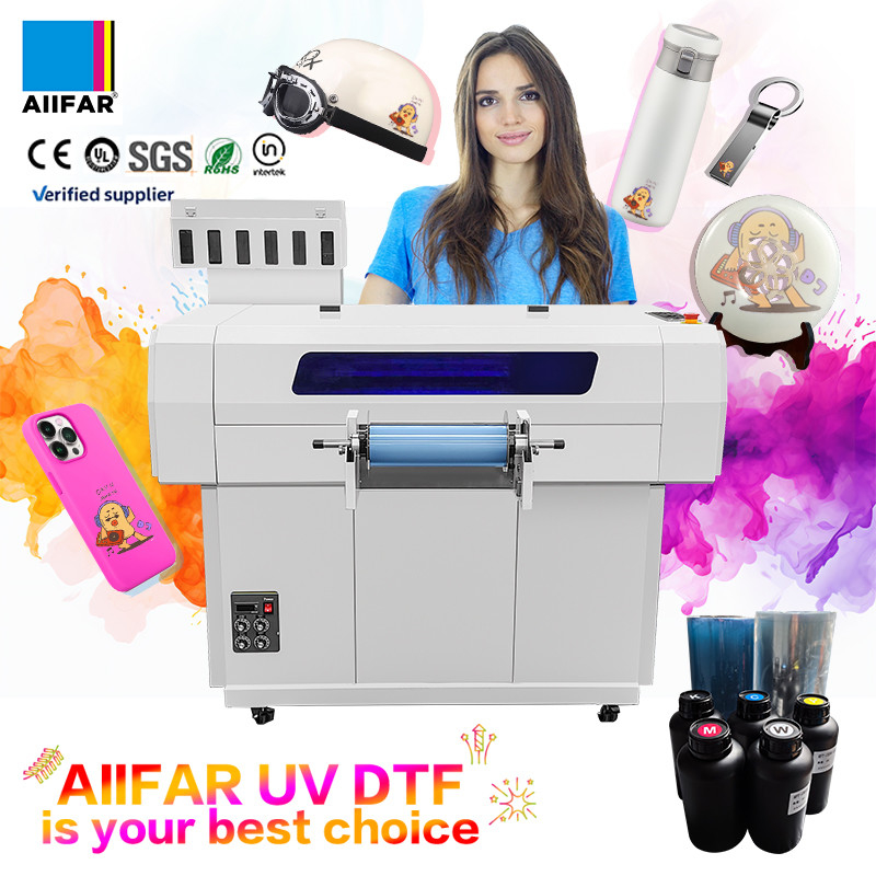 Refinecolor Roll To Roll เครื่องพิมพ์ UV DTF 110V 220V การตรวจสอบภาพออก