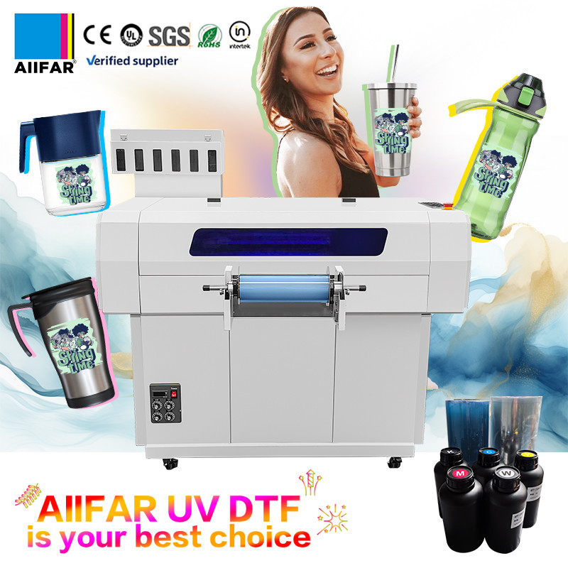 เครื่องพิมพ์แผ่น DTF ดิจิตอลแบบ UV A3 เครื่องพิมพ์แผ่น UV 110V 220V