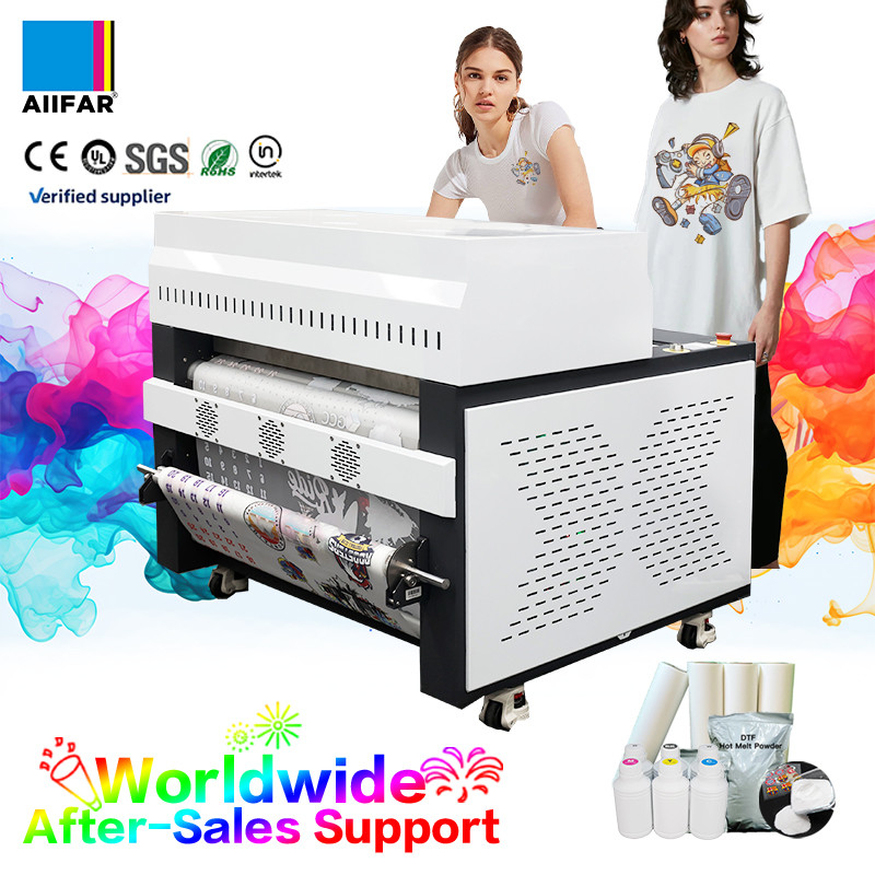 เครื่องปั่นผง DTF ที่มีความจํากัดหลายฟังก์ชัน พร้อมระบบอัตโนมัติปรับความเครียดต่อเนื่อง