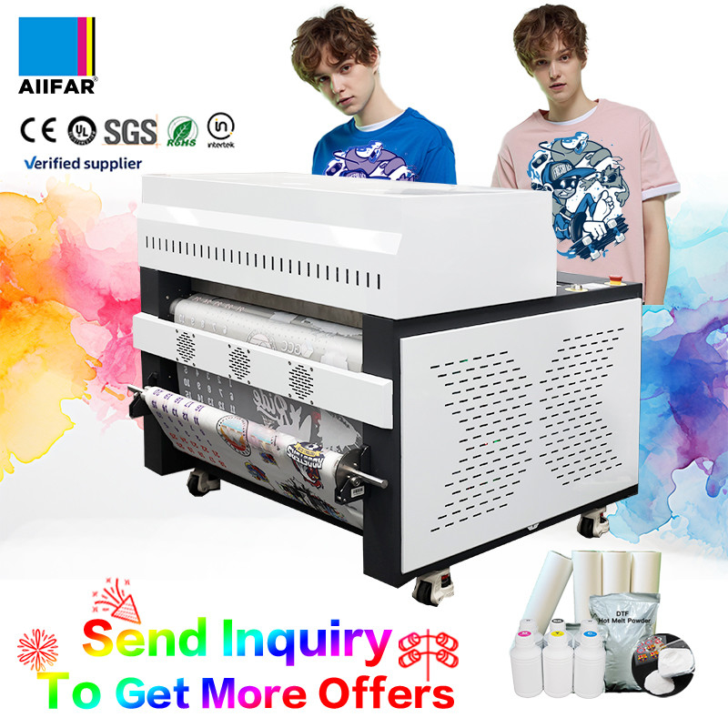 เครื่องพิมพ์ DTF Paste Rocking Powder Machine สําหรับการพิมพ์กระเป๋าเสื้อยืด ถุงเท้าและรองเท้า