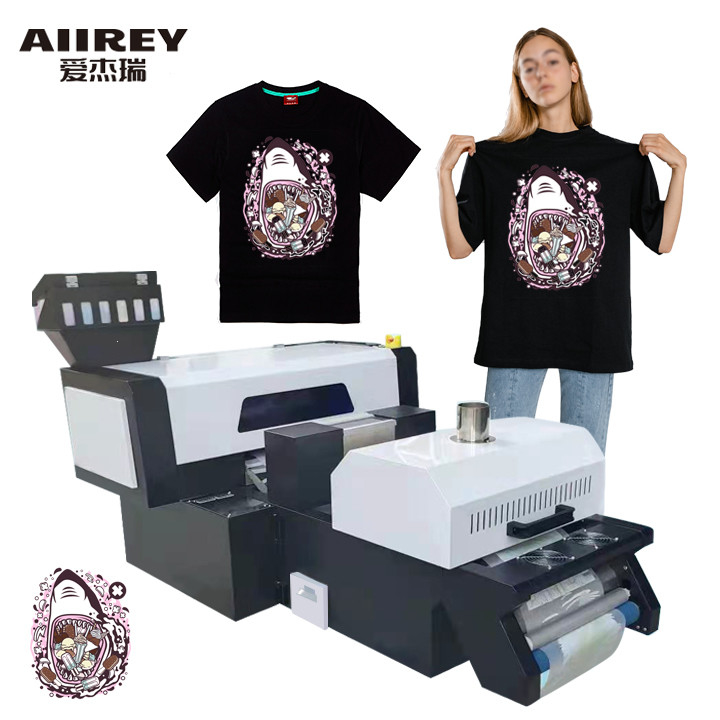 XP600 Double Head 300mm DTF Printer CMYK W LC LM สีหมึกที่กำหนดเอง