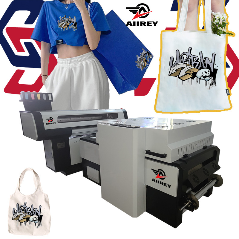 เครื่องพิมพ์ถ่ายเทความร้อนสี CMYK T เสื้อเครื่องพิมพ์ Dtf