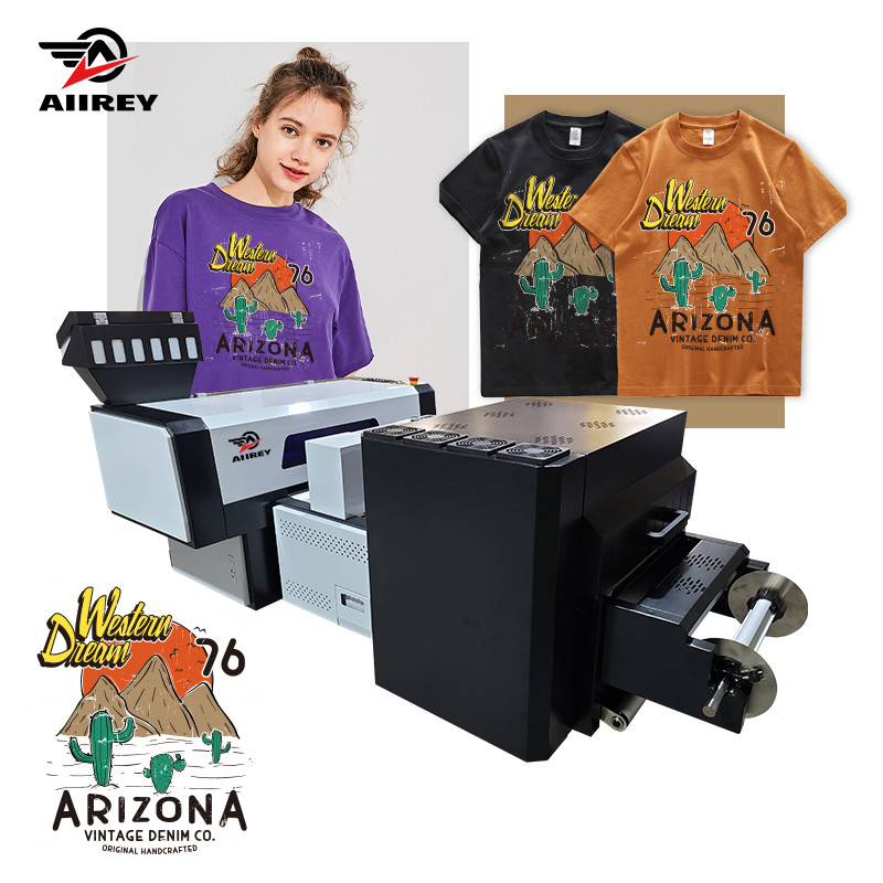 อุตสาหกรรมเครื่องพิมพ์มัลติคัลเลอร์ A3 DTF เครื่องพิมพ์เสื้อยืดอิงค์เจ็ท